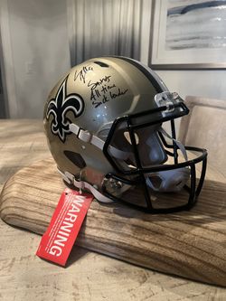 New Orleans Saints Cam Jordan Signed Helmet