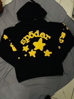 Spider Hoodie Size Xl Black And Yellow