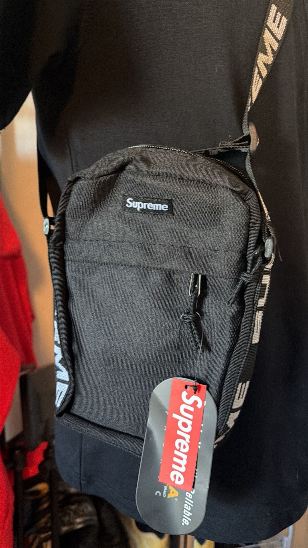 Supreme Cordura Shoulder Bag (Black) 