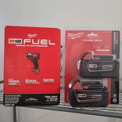 MILWAUKEE M18 FUEL GEN2 3/8" MID-TORQUE AND 2 XC3.0 BATTERIES! BRAND NEW SEALED💯! $240 FIRM👈