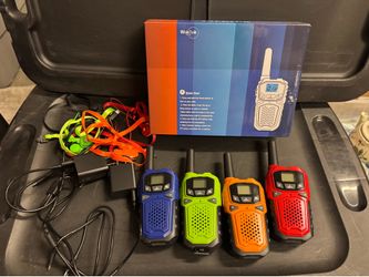 New WokTok Long Range Walkie Talkies 4-pack set