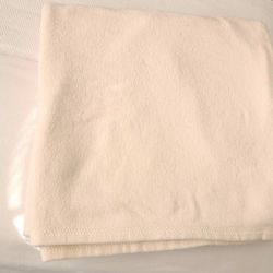 White Queen size, Cotton Blanket, thick /heavy