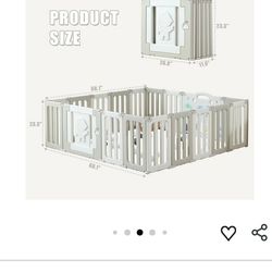 18 Panel Baby Play Pen Gate