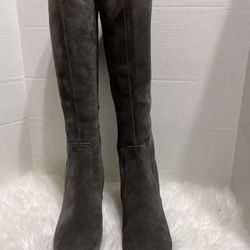 Easy Spirit Tall Suede Leather Boots women size 8.5 M