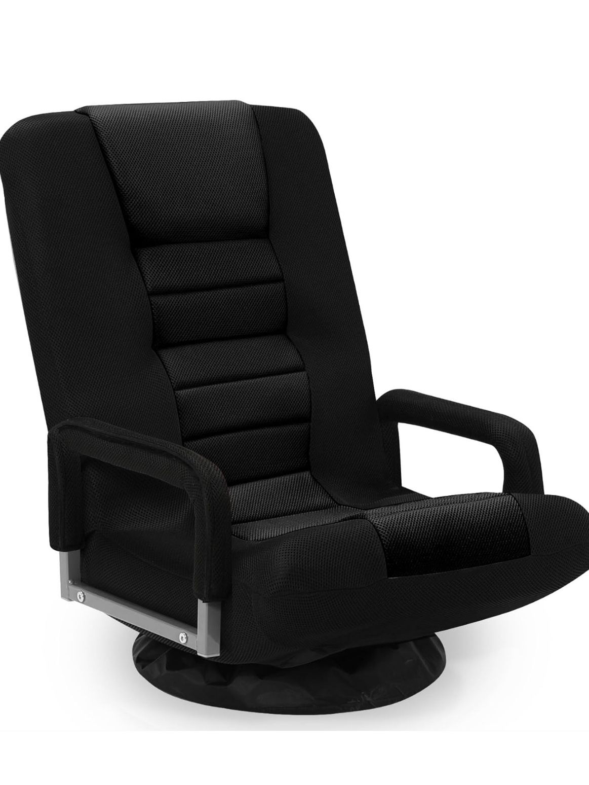 Swivel Floor Gaming Chair w/Armrests,