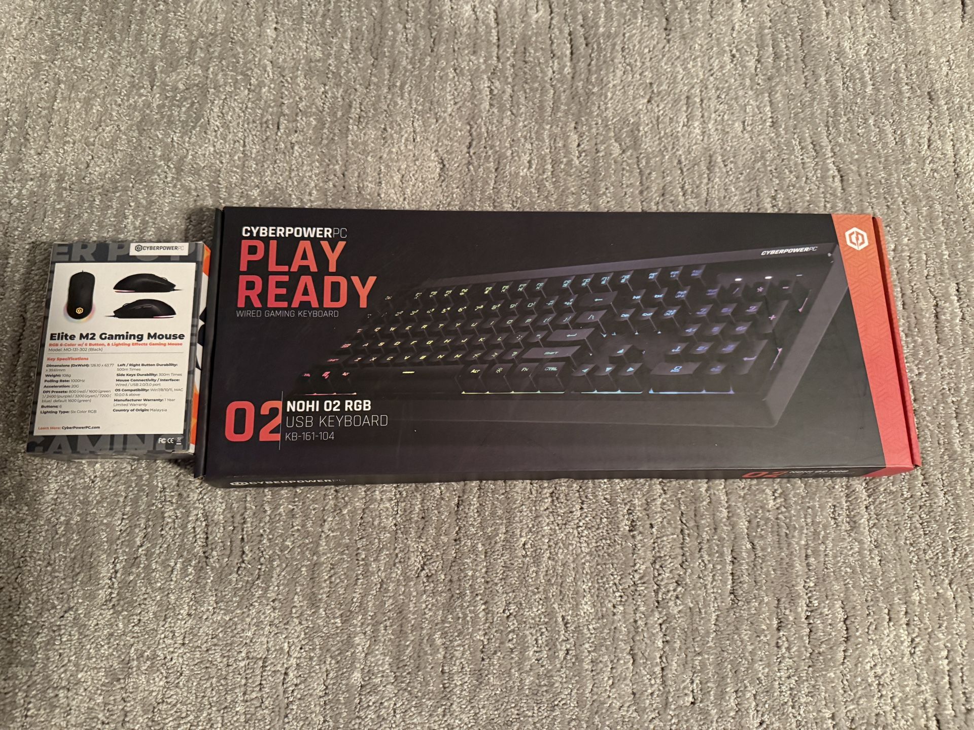 Cyberpower PC Wired Mouse And Keyboard