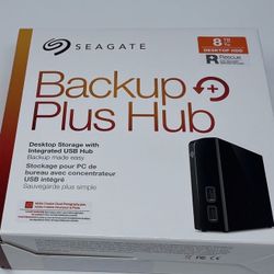 Seagate Back Up Hub 8tb