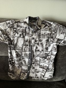 Boys button shirt size 10/12