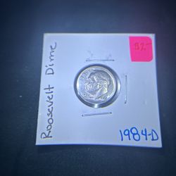 1984-D Roosevelt Dime