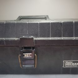 No Tools, Master Mechanic "Hand And Power Tools " Labeled Toolbox