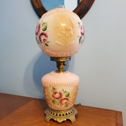 Antique Glass Lamp 