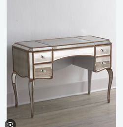 MUST GO 10/31 Vintage Horchow  Mirrored Vanity/Desk/Makeup Table