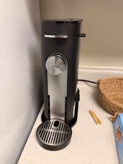 Ninja coffee maker with frother.