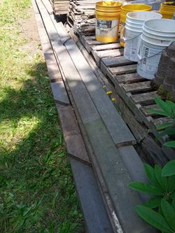 ISO 2x6 Older Thick Composite Deck Planks Used