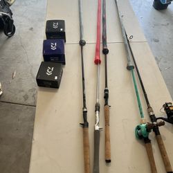 Fishing Rods ,Casters And Sets