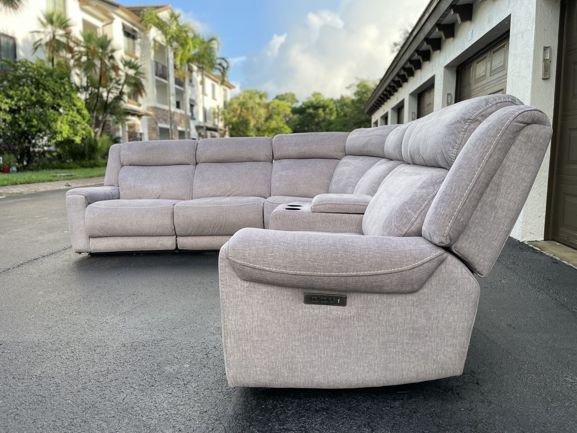 🛋️ Sectional Couch/Sofa - PROFESSIONALLY CLEANED - Recliners - Gray - Delivery Available 🚛