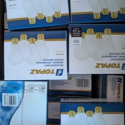 60 Watt Incandescent Light Bulbs