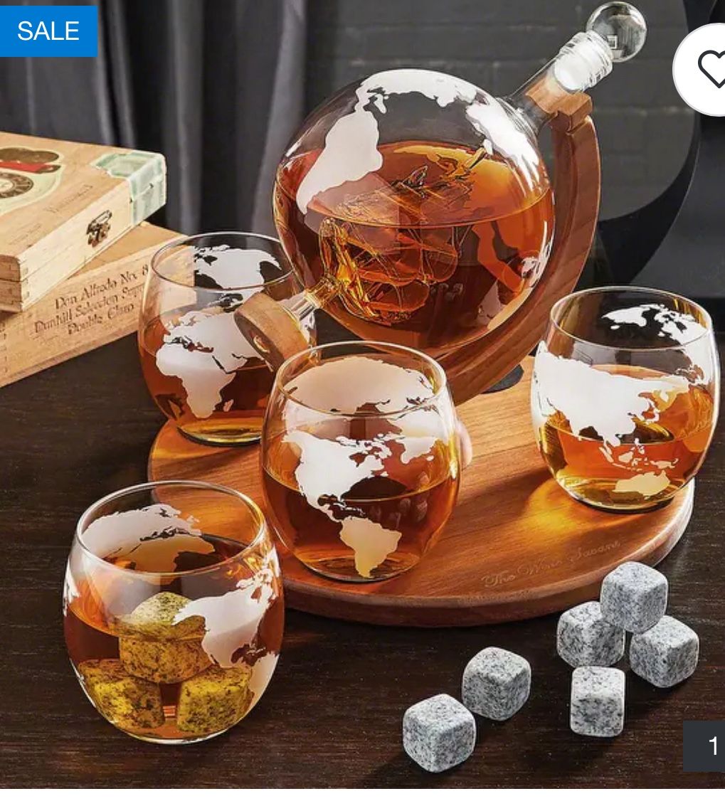 Globe Decanter Set 