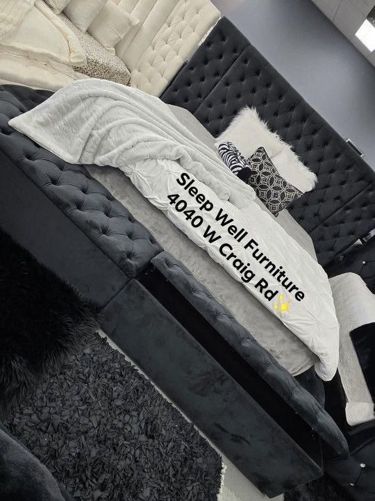 ✨️ Queen, King Storage Bed Frame ✨️ Furniture Sectionals, Bedrooms, Dining Avail