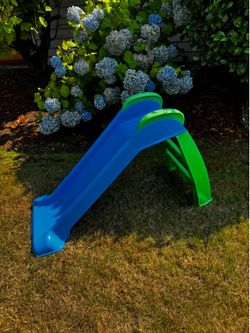 Little Tikes Easy Store Large Slide , Blue/Green