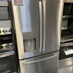 GE Stainless Steel ENERGYSTAR 25.6 Cu. Ft. Fingerprint Resistant French Door Refrigerator 