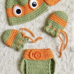  Ninja Turtle Inspired Diaper Cover Outfit 