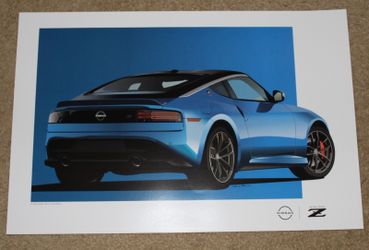 Nissan Z Poster 18” x 12”