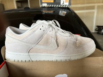 DD8338-001 Nike Dunk Low Premium Vast Grey White Sail Ivory Pink Beige (Men's) 11.5