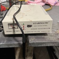 Stabimatic Voltage Regulator 
