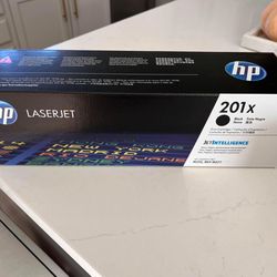 HP 201X Black and HP201X Cyan HP printer toner cartridge unopened