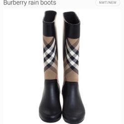 Burberry rainboots