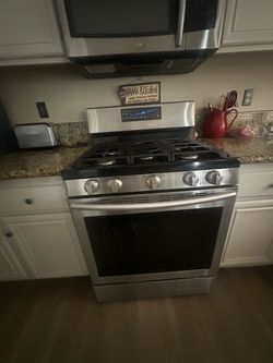 Samsung Stainless Steel 5-Burner Gas Stove/Oven – Works Great