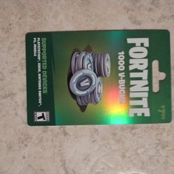 V-Bucks Redemption Card