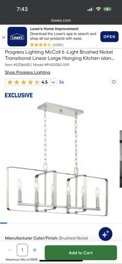 Linear Chandelier