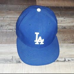 DODGERS 59Fifty Baseball Ball Cap Size 7 3/8 Excellent Condition PRICE Is Firm 
