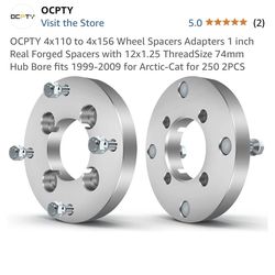 Wheel Spacers Adapters 1 inch Real Forged Spacers