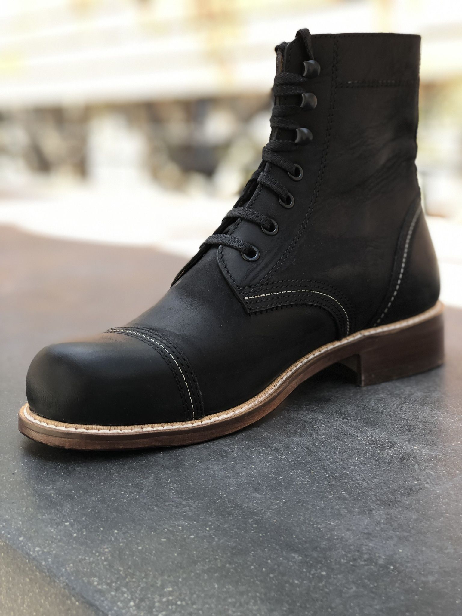 Brand New Custom Made Leather Boots