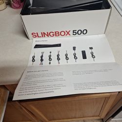 NEW SLINGBOX 500 NEVER USED $70 FIRM PRICE 