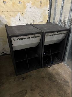 Cerwin Vega SL-36B Earthquake Subwoofers DJ Speakers A Pair