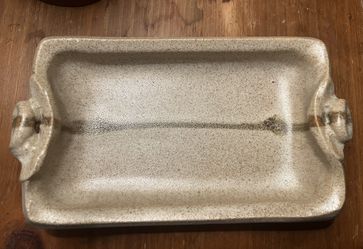 Small Signed Pottery Trinket Tray