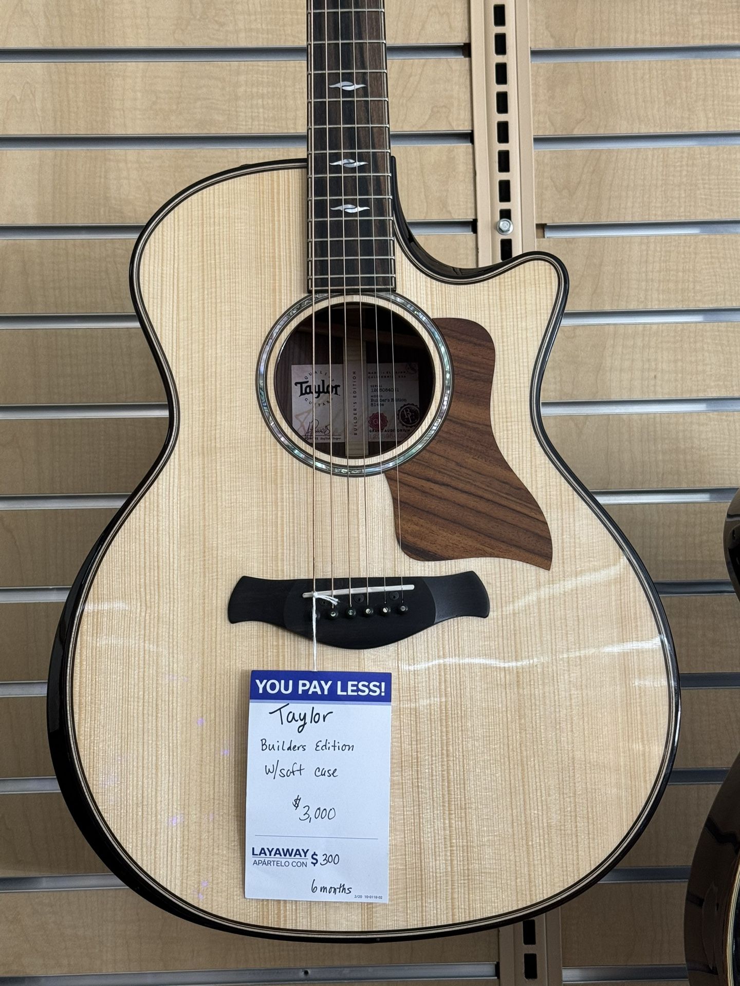Taylor 814ce Builder’s Edition Acoustic/Electric Guitar