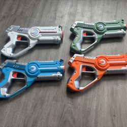 Set of 4 Infrared Laser Tag Guns