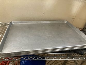 Stainless baking sheets- 5