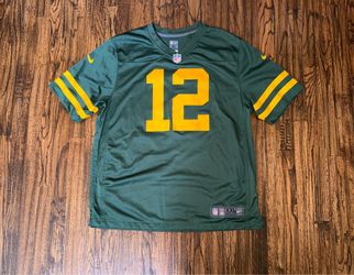 Authentic Aaron Rodgers #12 Nike Game Jersey Color Rush Green Bay Packers XL