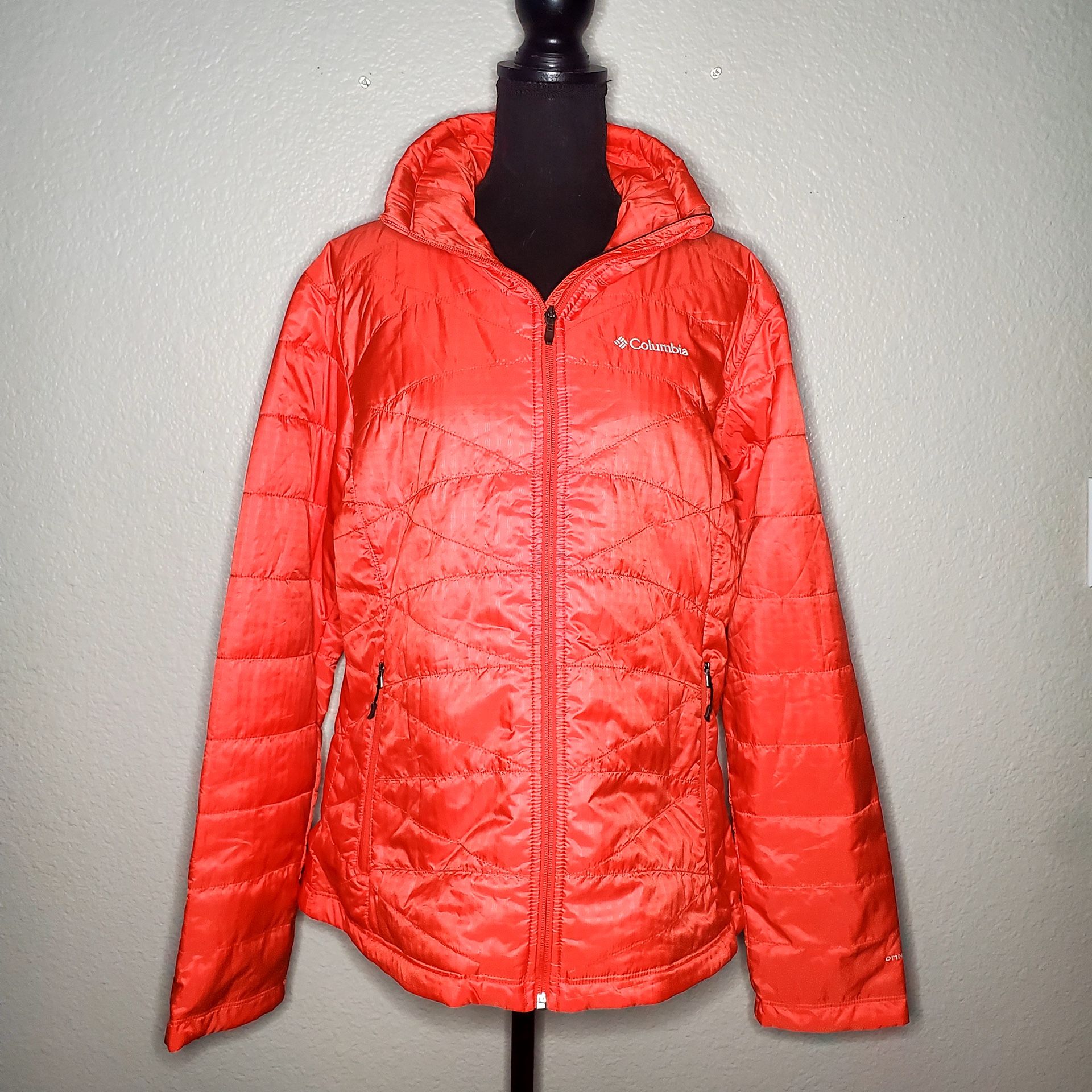NWOT Titanium Columbia Women's Pink Zip Up Jacket Size: X-Large Thermal Comfort