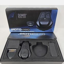 Domio Moto Pro Motorcycle Helmet Headset