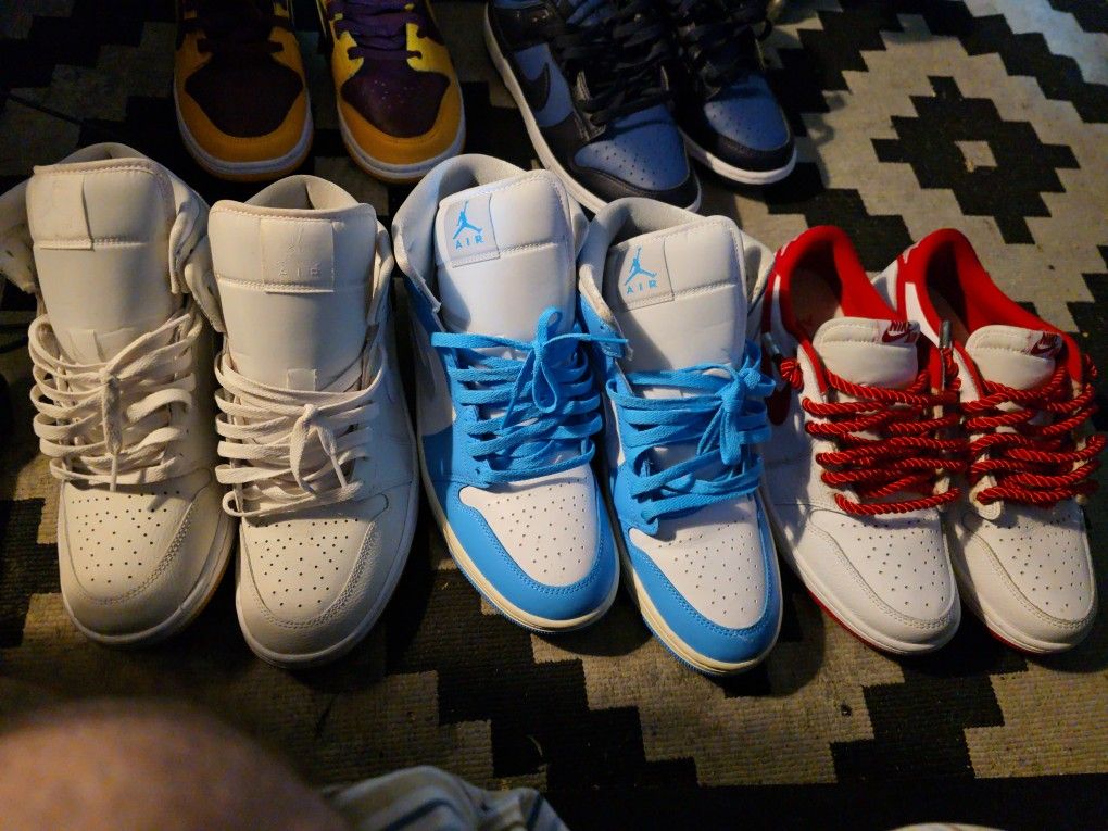 Different Sizes, Jordan 1 Highs And Lows ASU Dunks And Blue Dunks