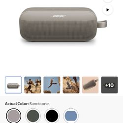 Bose SoundLink Flex II Wireless Waterproof Portable Bluetooth Speaker, Sandstone - nEW