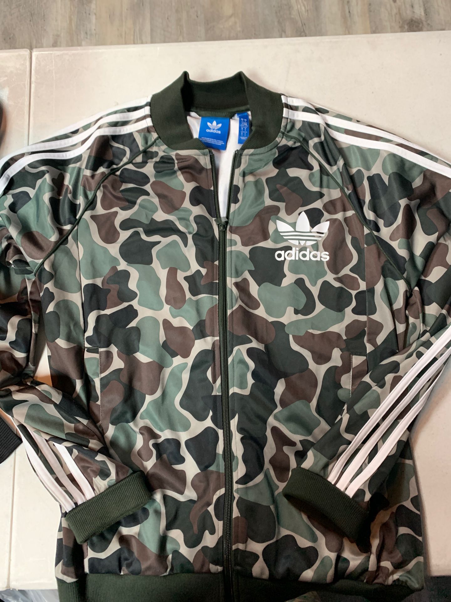 Adidas Jacket Camo Size large