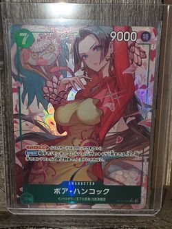 One Piece OP16 Boa Hancock SR+ Alt Art ($220) + Bonus SR Pull
